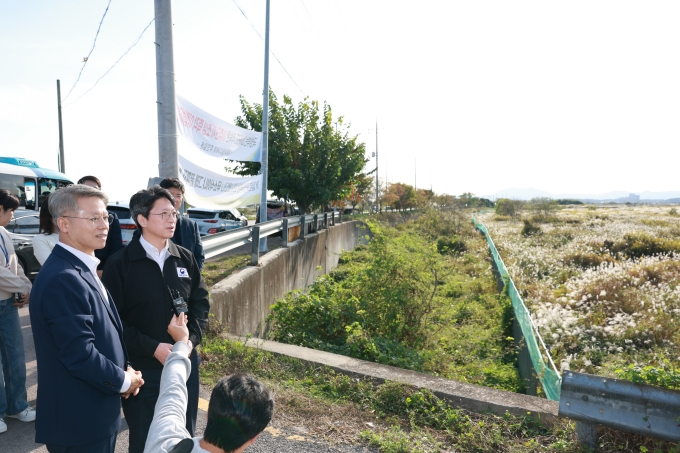 홍지선 장관 호남권 반도체 첨단 국가산단 현장점검 - 포토이미지